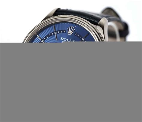 rolex cellini date blue dial